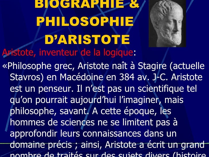 LA BIOGRAPHIE D ARISTOTE PDF LA BIOGRAPHIE D ARISTOTE PDF
