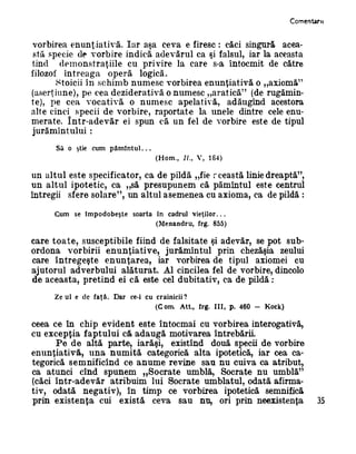 Aristotel, ammonius, stephanus comentarii la tratatul despre ...