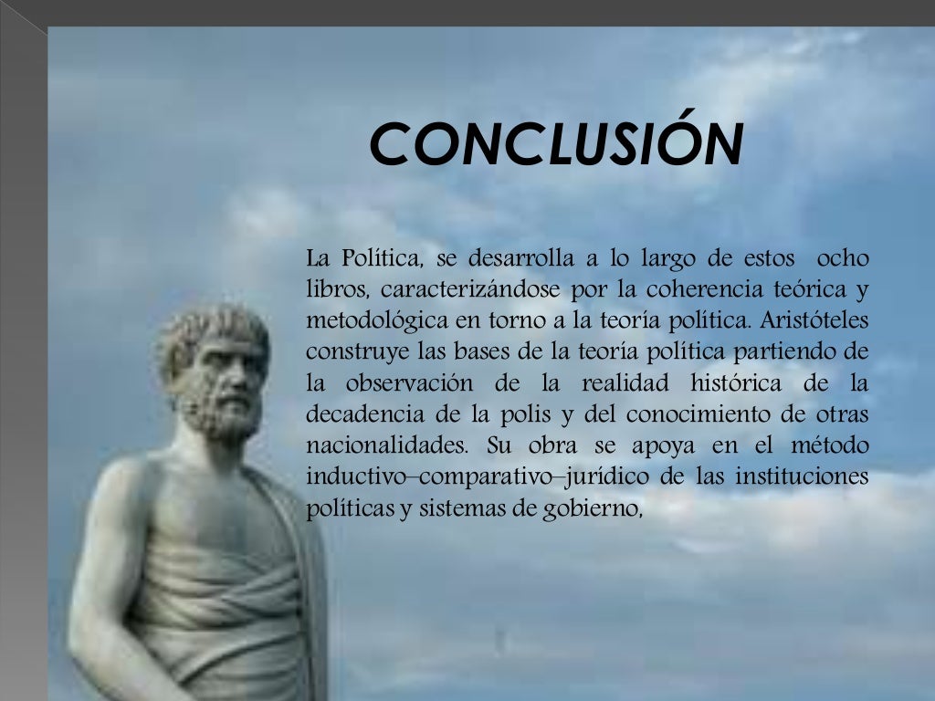 LA POLÍTICA DE ARISTÓTELES