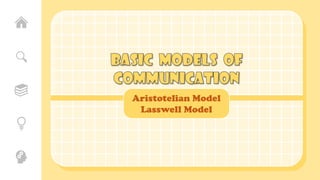 Aristotelian Model
Lasswell Model
 