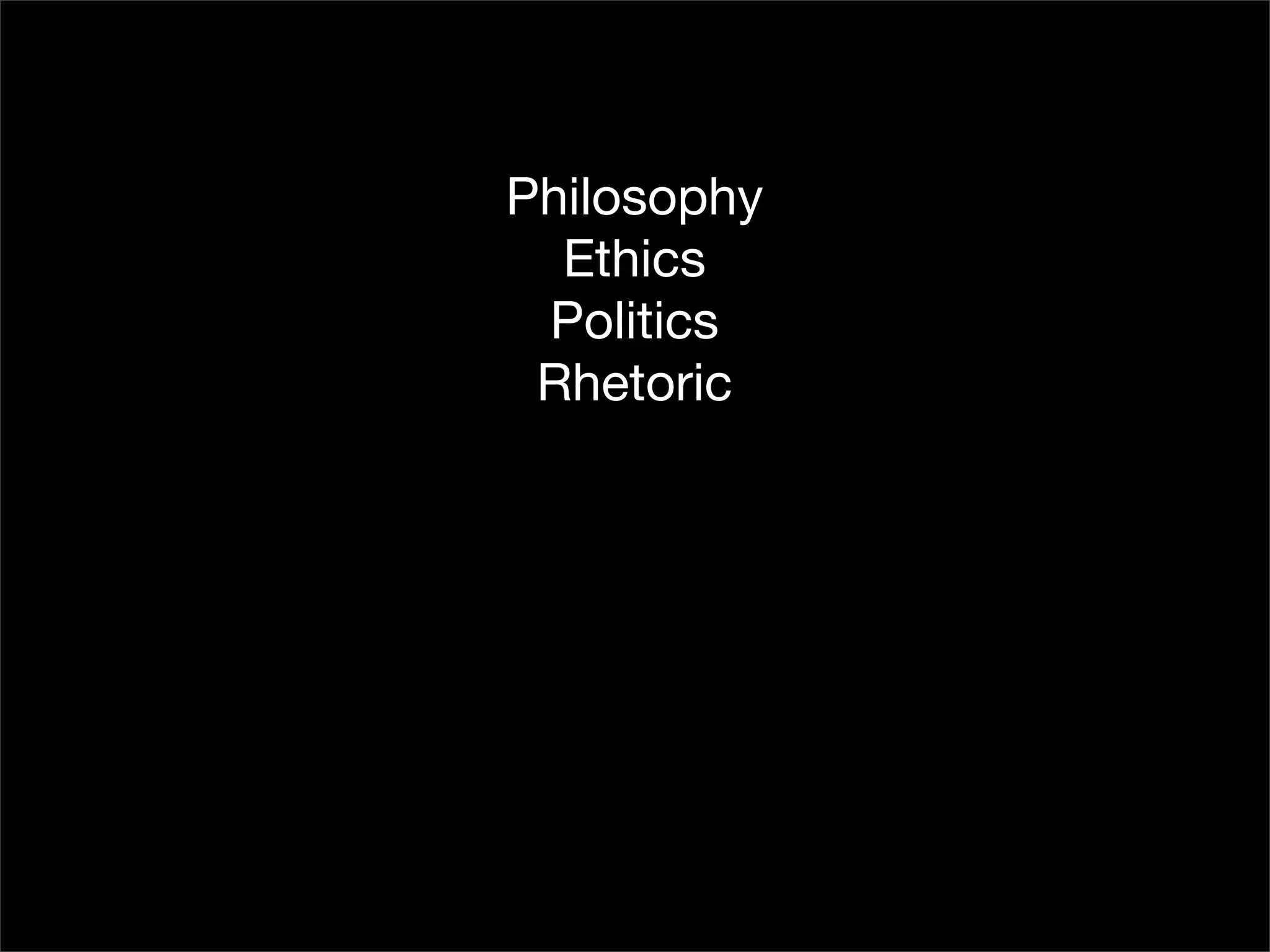 Aristotle and the Art of Software Development