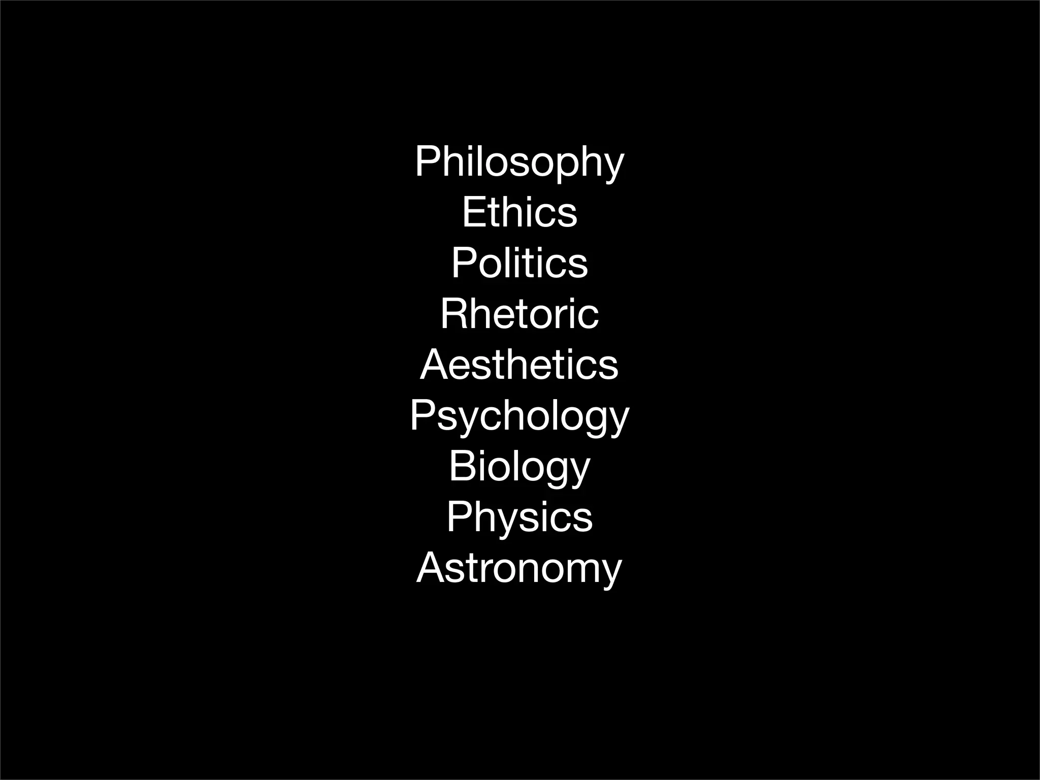 Aristotle and the Art of Software Development