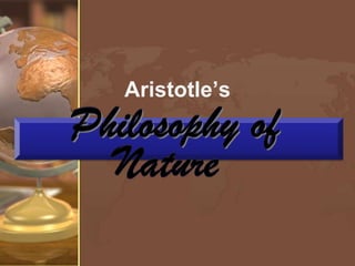 Aristotle’s

 