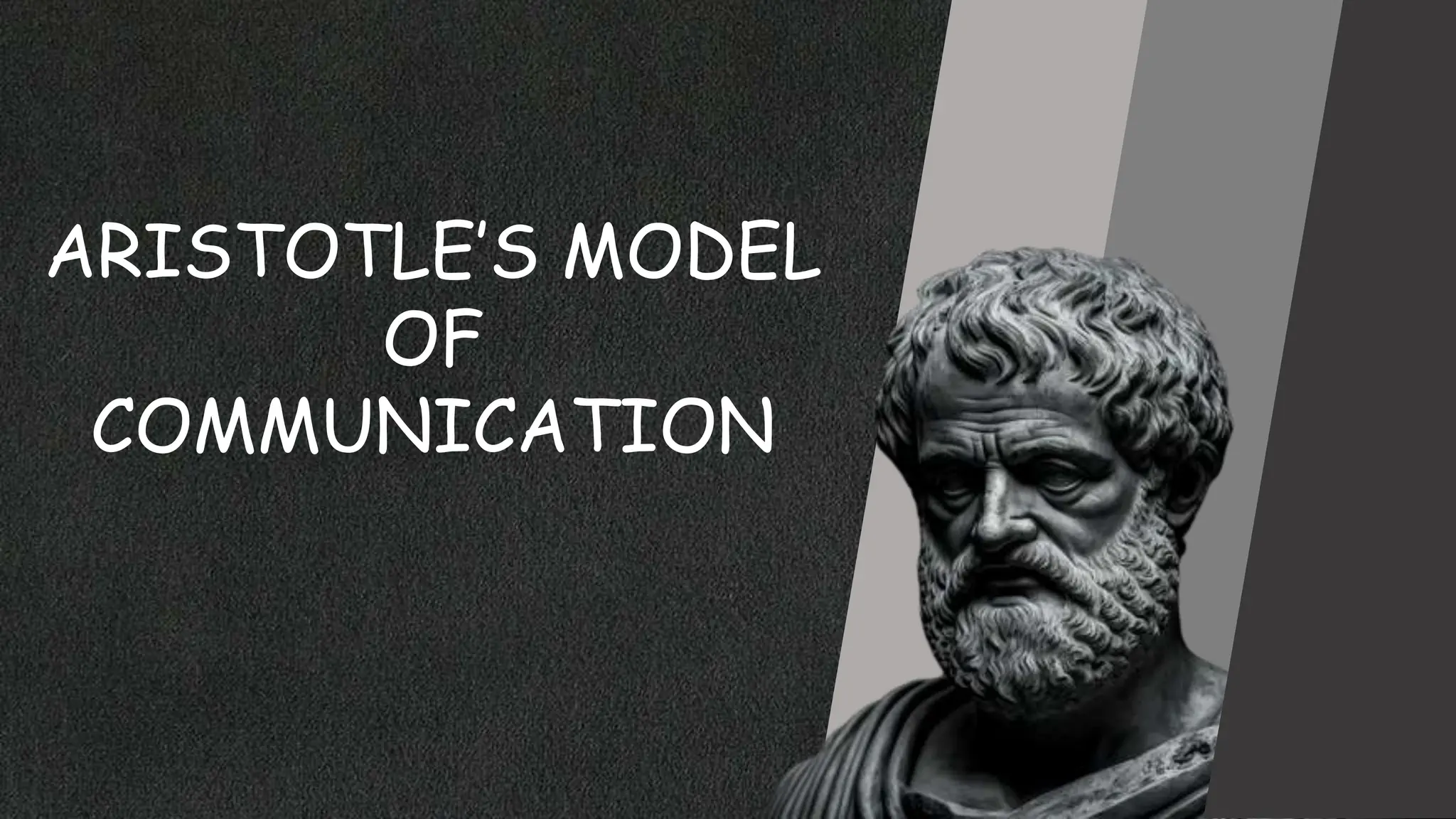 Aristotle model of communication g11 ppt ppt
