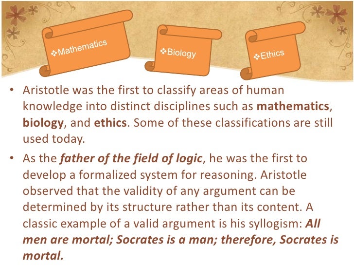 Aristotle (384322 BCE)