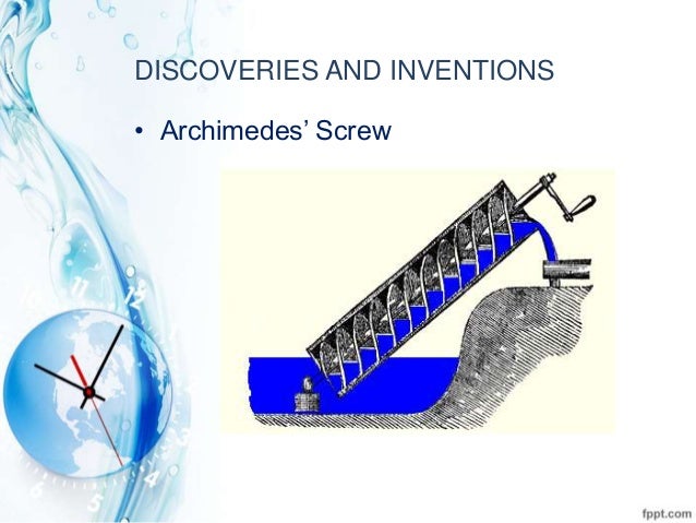 aristotle and archimedes archimedes inventions
