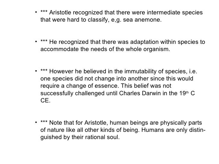 3 Aristotle's Biology