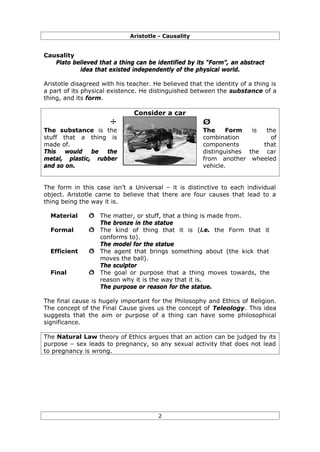 Aristotle Causality Pdf