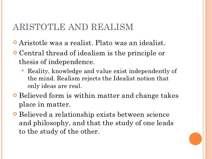 Philosophy of a thesis