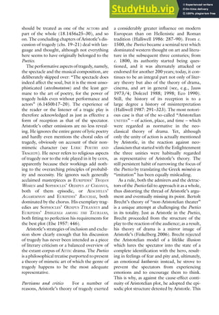 Aristotle S Theory Of Tragedy | PDF