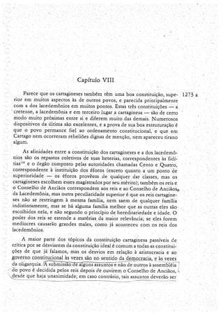 POLÍTICA DE ARISTÓTELES