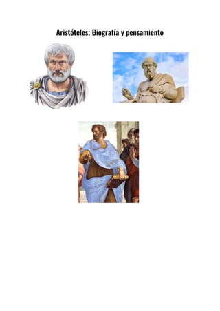Aristóteles; Biografía y pensamiento
 