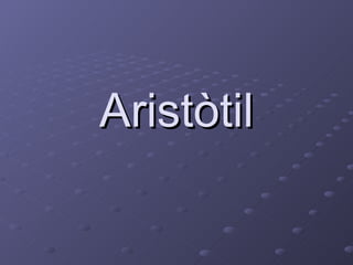 Aristòtil 