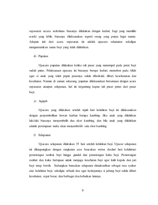 Doa Selapanan Bayi Islam - Nusagates Doa Selapanan Bayi Islam - Nusagates