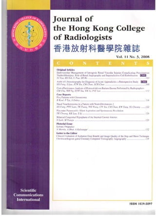 Hongkong College of Radiologists- Ectopic Pregnancy