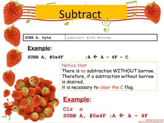 arithmetic ins in 8051 | PPT
