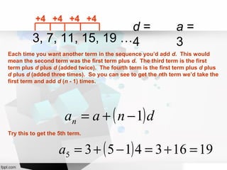Arithmetic progression | PPT