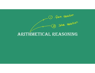 ArithmeticAl reAsoning
ArithmeticAl reAsoning
 