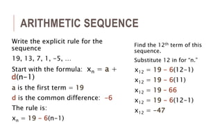Arithmetic and Geometric Sequences.pptx | Free Download