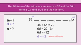 Arithmetic and Geometric Sequences Presentation in Colorful ...