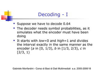 Arithmetic coding | PPT