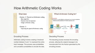 arithmetic coding for signal and multimedia processing | PPTX