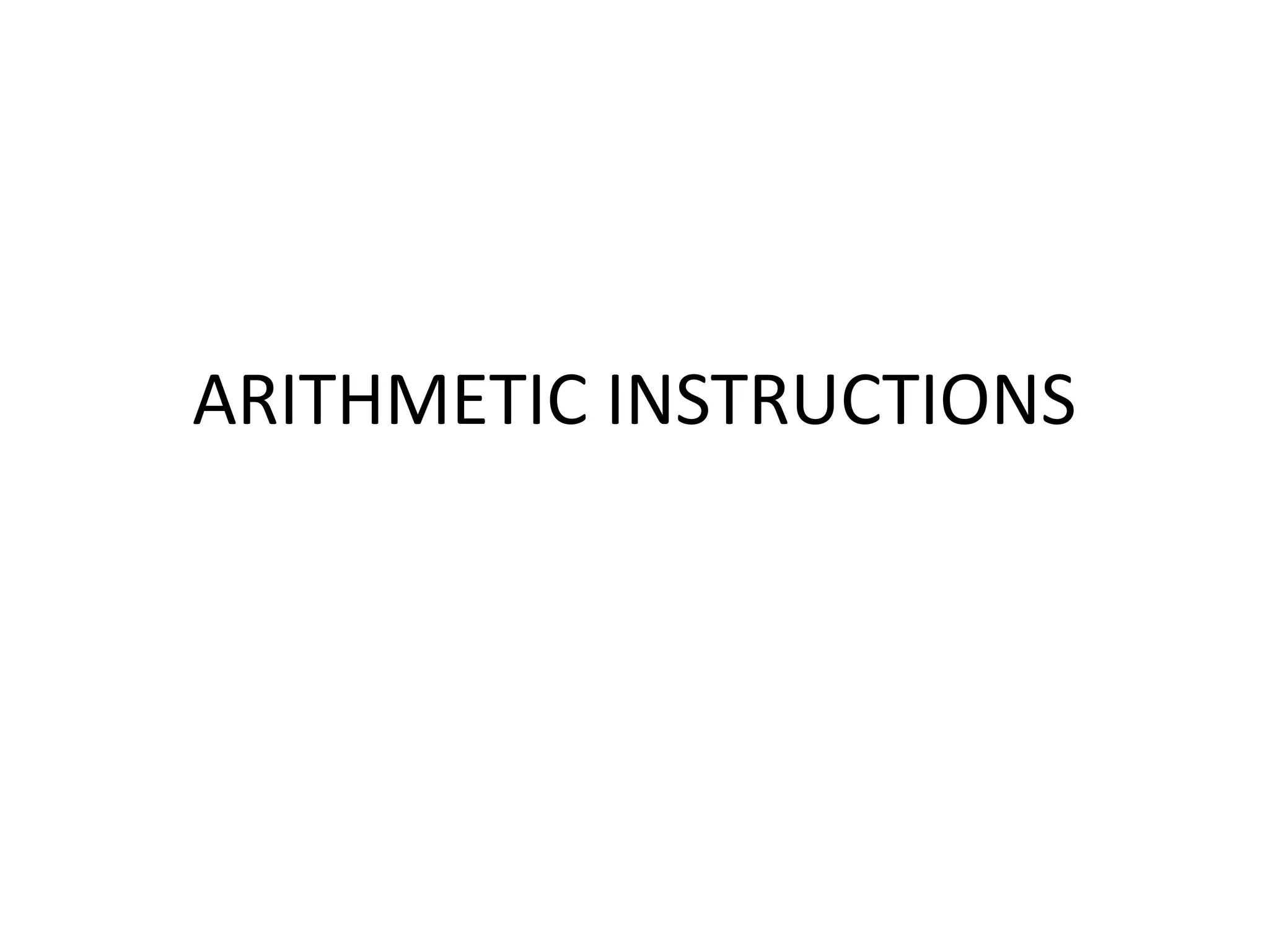 arithmetic instructions.pptx
