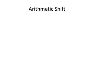 Arithmetic Shift
 