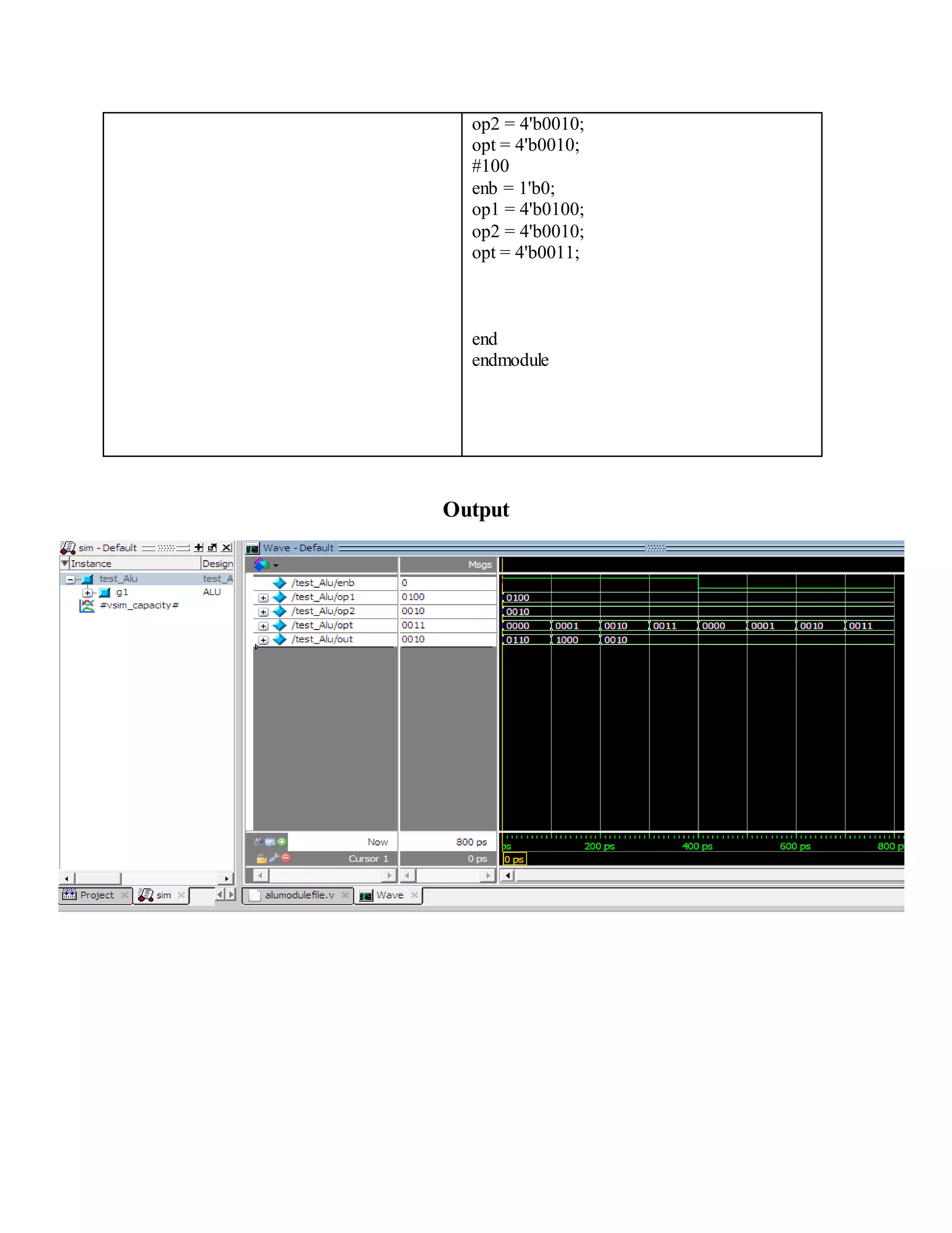 Arithmetic logic unit Assembly Language Code | DOCX