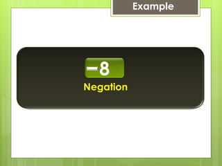 Example Negation 8 