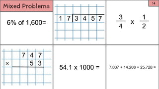 KS2 Arithmetic practise - Great to start each lesson. | PDF