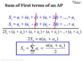 Arithmetic Progression | PPT