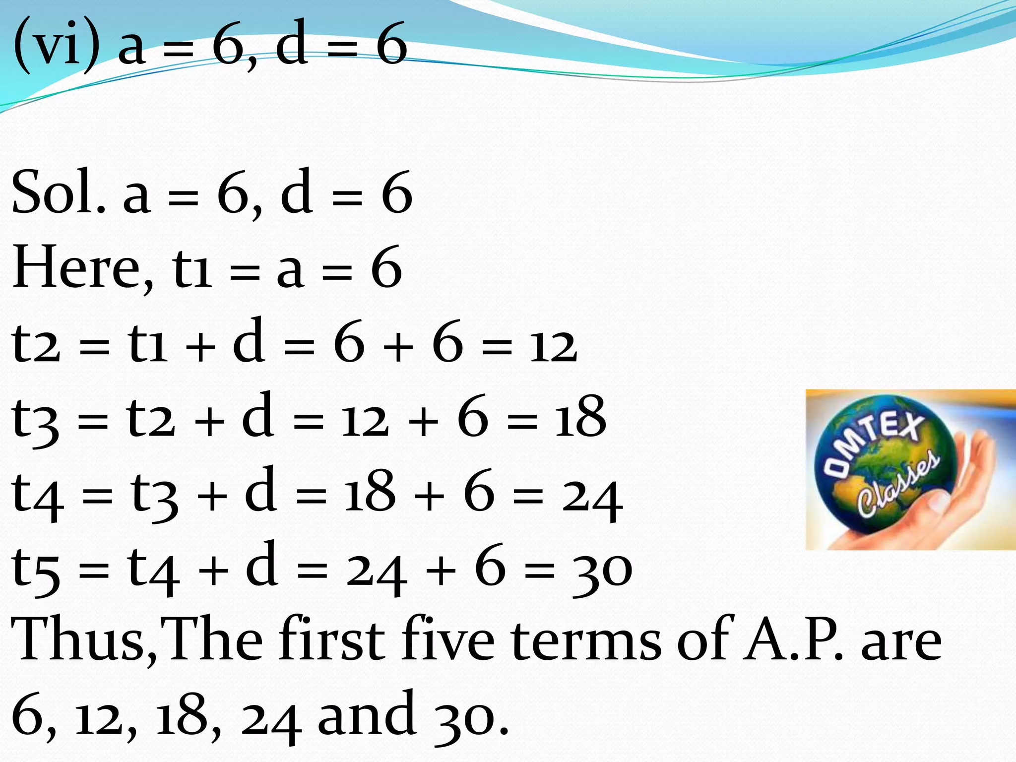 Arithmetic progression | PPTX