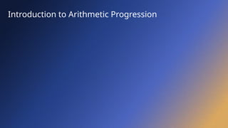 Arithmetic Progression (1).pptx board 10th ncert | PPTX