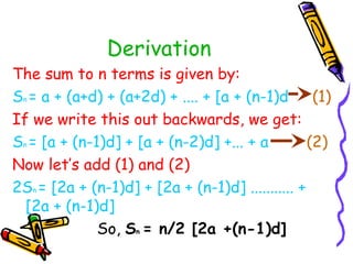 Arithmetic progressions | PPT