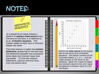 Arithmetic sequence proj. | PPTX