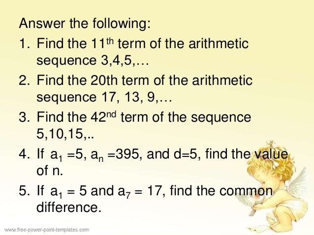 Arithmetic sequence
