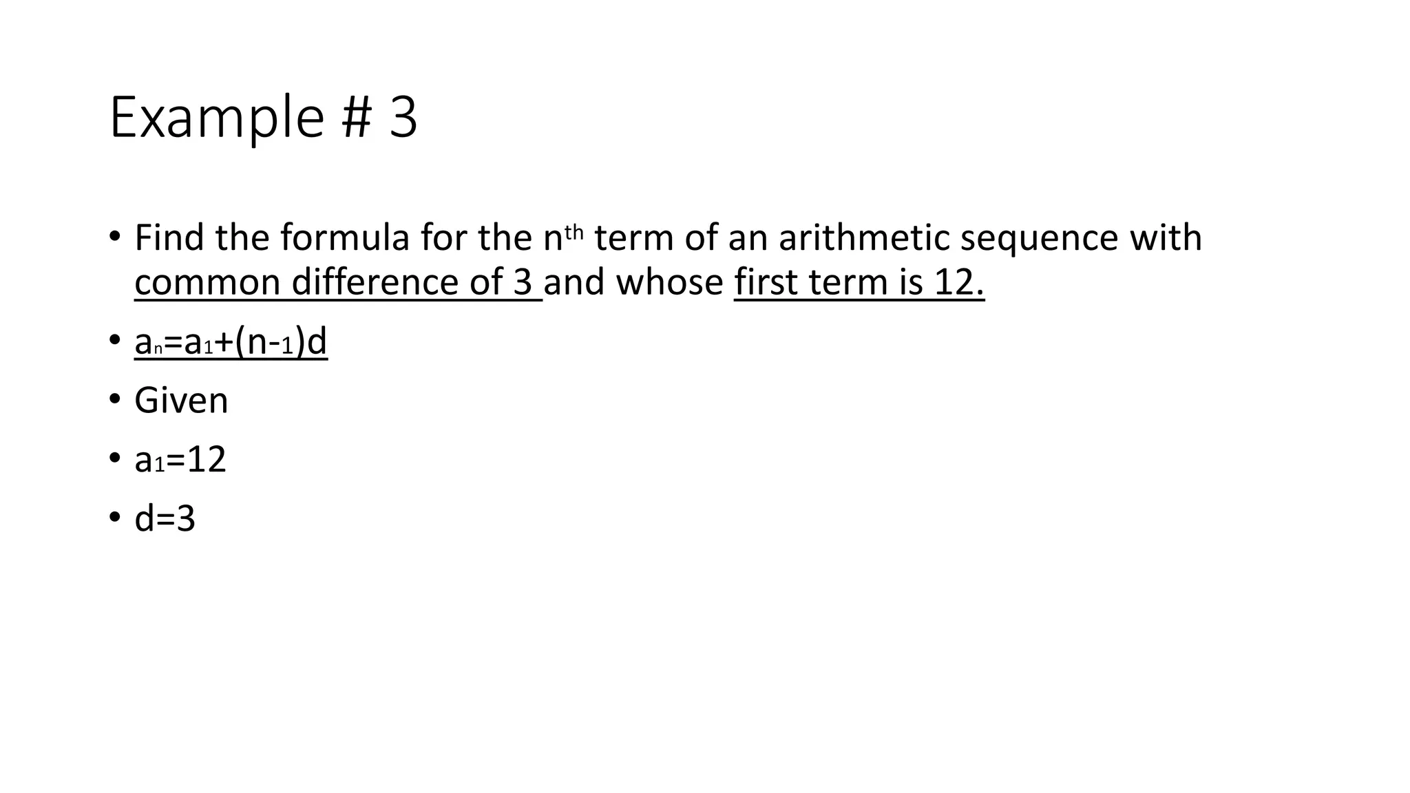 Arithmetic sequence | PPTX