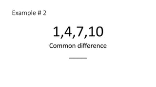 Arithmetic sequence | PPT