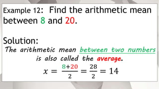 Week 2: Arithmetic sequence | PPTX