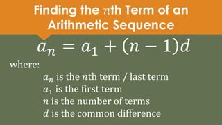 Arithmetic Sequence | PPT