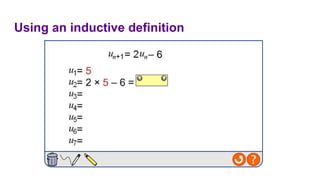 Using an inductive definition
 