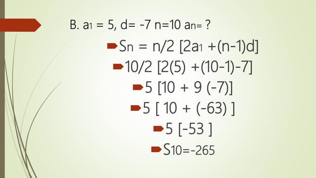 Arithmetic series | PPT