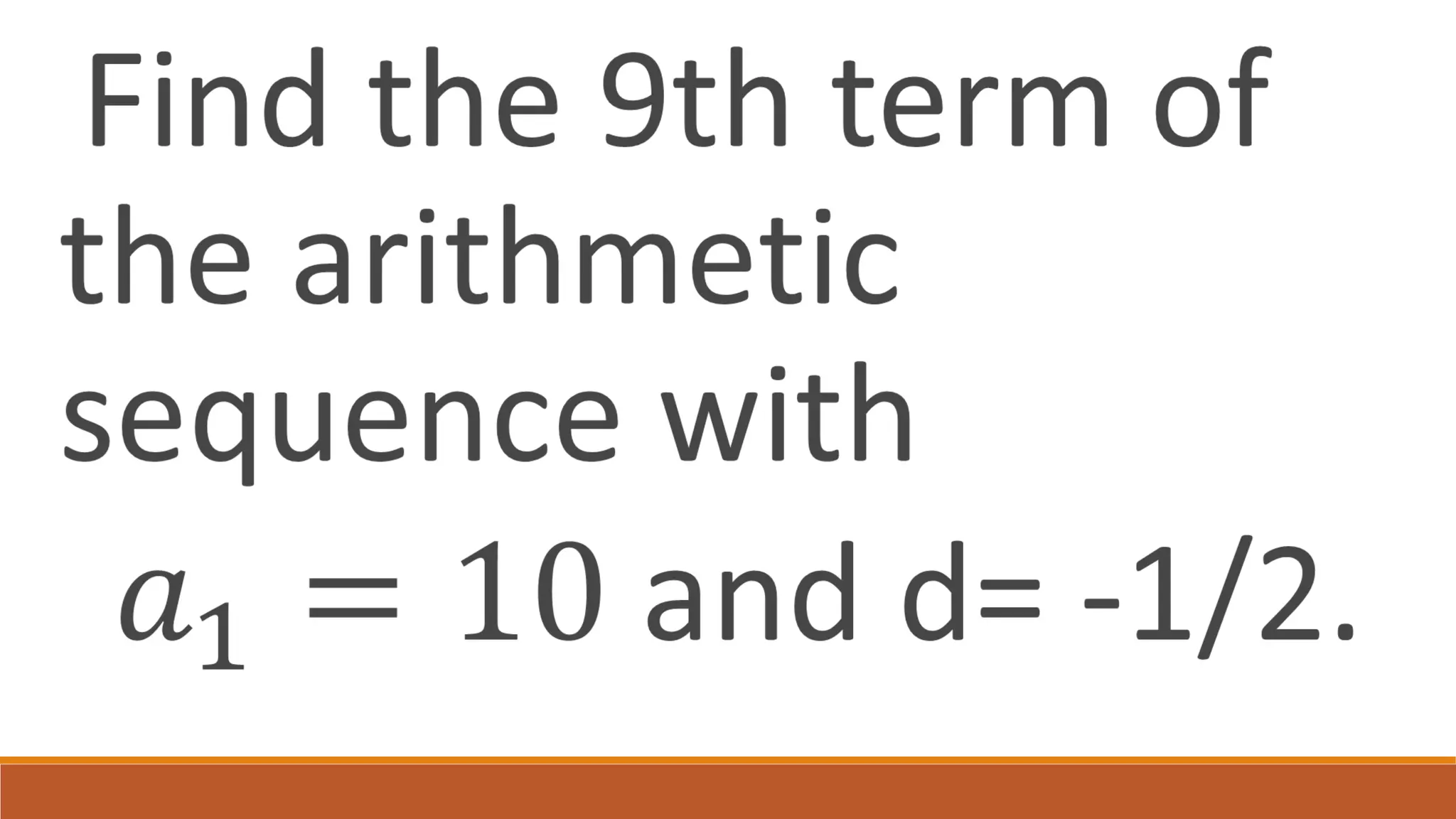 Arithmetic series problems