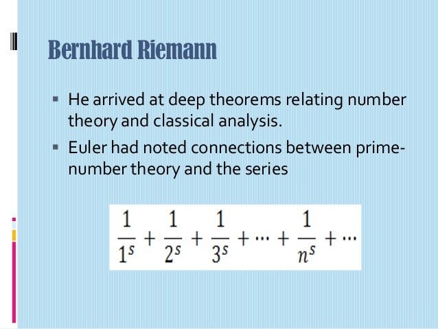 bernhard riemann number theory arithmetization of analysis bernhard riemann number theory arithmetization of analysis