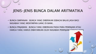 ARITMETIKA SOSIAL (Bunga Tunggal) - p3 | PPTX