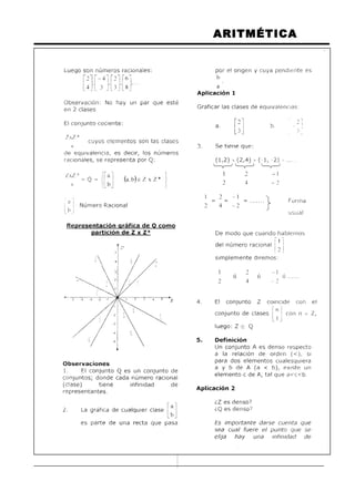 ARITMÉTICA
 