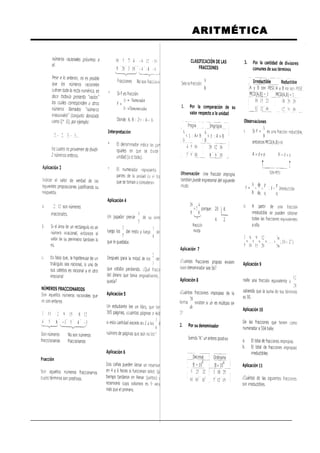 ARITMÉTICA
 