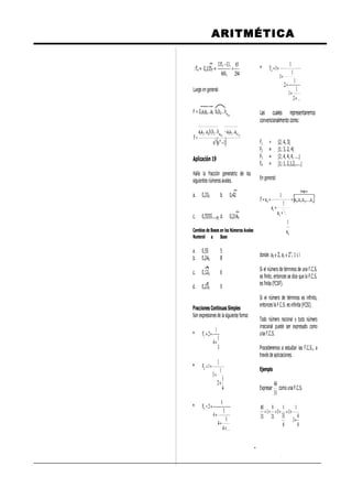 ARITMÉTICA
 