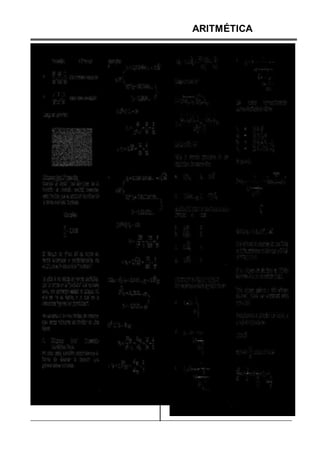 ARITMÉTICA
 